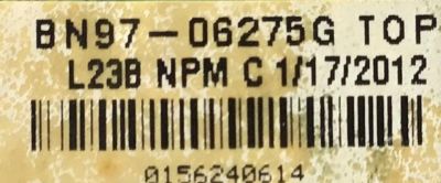MAIN PARA TV SAMSUNG / NUMERO DE PARTE BN94-05455A / BN41-01749 / BN9405455A / 05455A / BN97-06275G / MODELO LN320D450G1DX  - Imagen 3